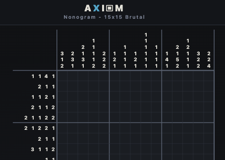 Axiom Nonogram