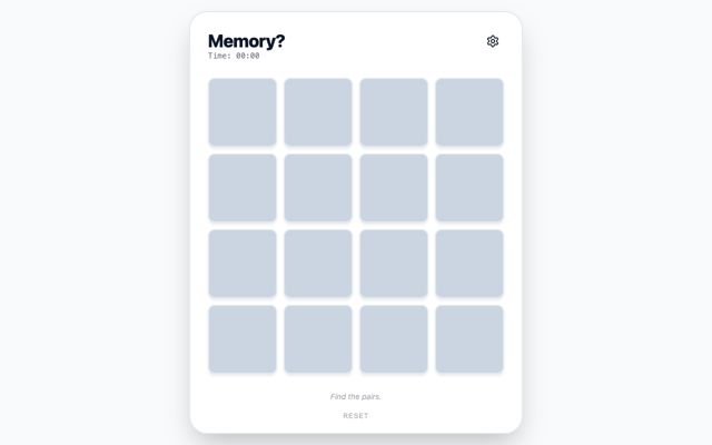 Memory?