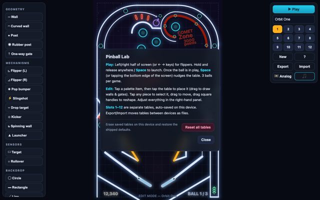 Pinball Lab